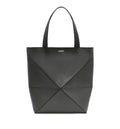 XL Puzzle Fold Tote in Shiny Calfskin