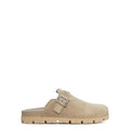 Suede mules
