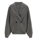Shawl-Lapel Cardigan