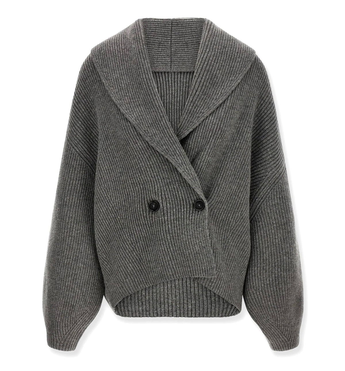Shawl-Lapel Cardigan