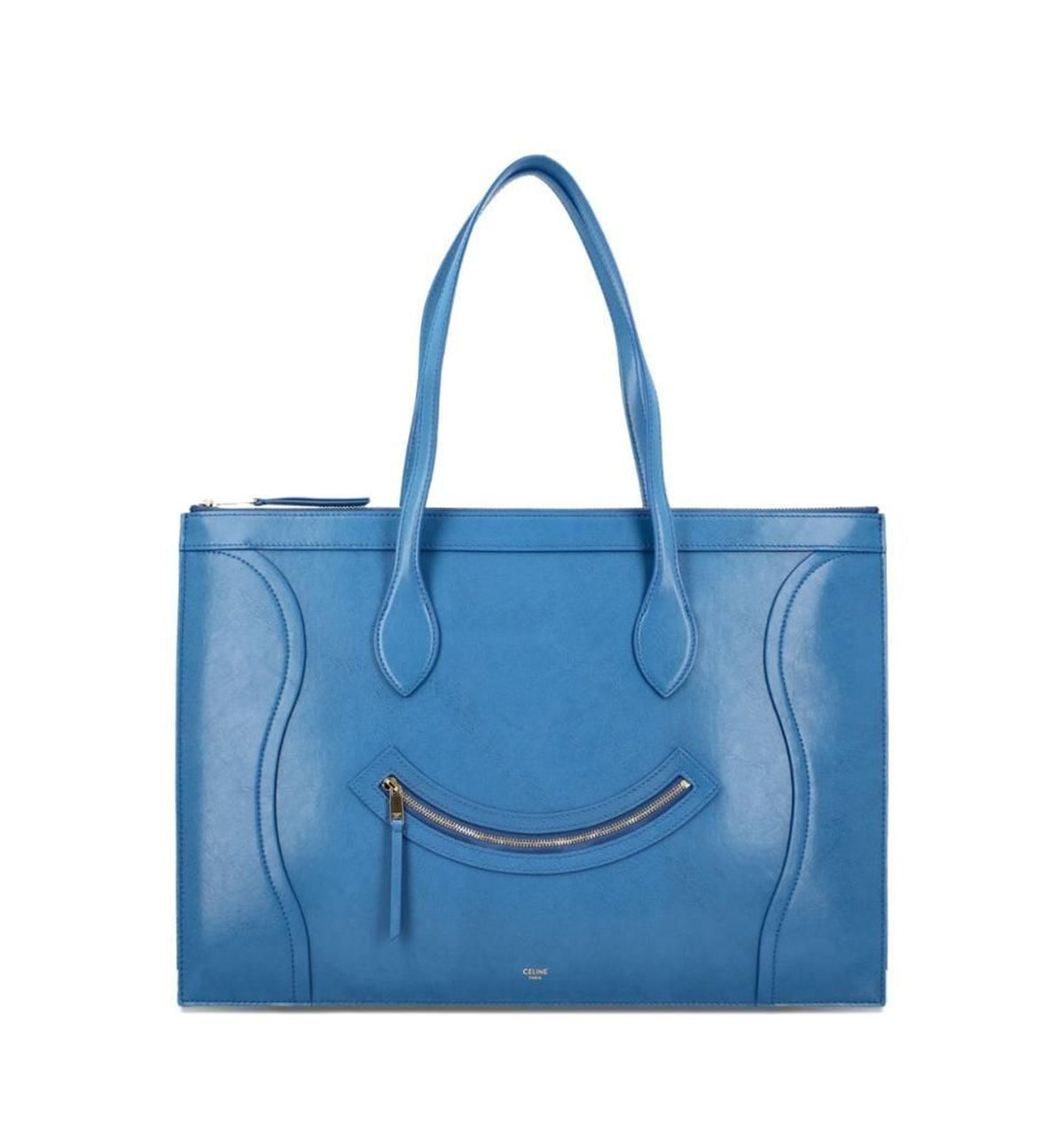Flat Cabas New Luggage In Glossy Calfskin