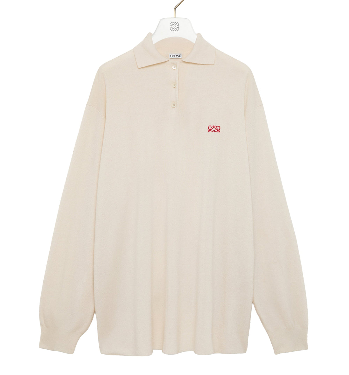 Polo Sweater In Cashmere And Silk Blend