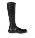 Stretch nappa leather boots