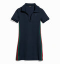 Rib cotton jersey dress with Web