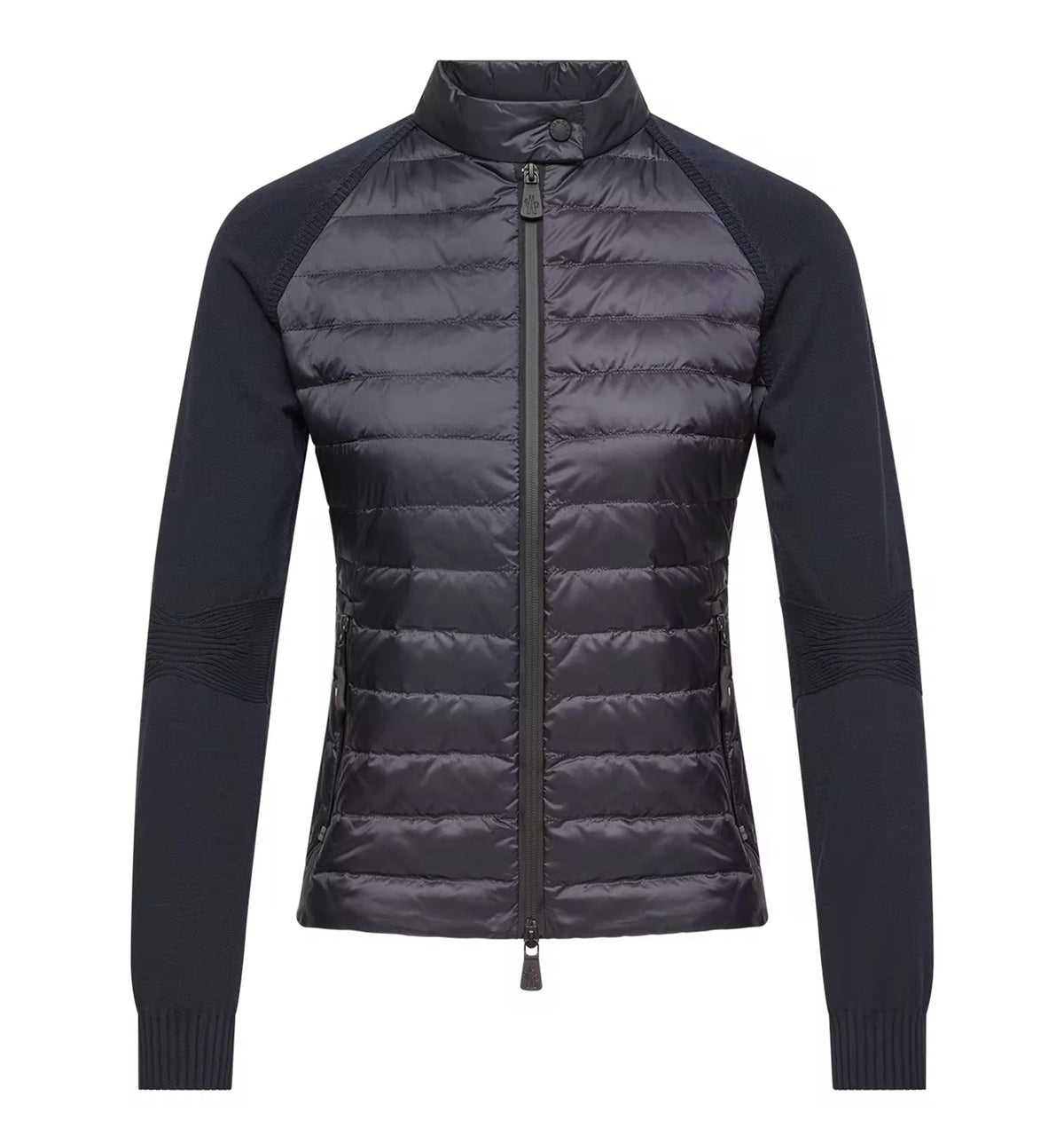 Padded Zip-Up Cardigan