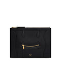 Medium Pouch in Glossy Calfskin