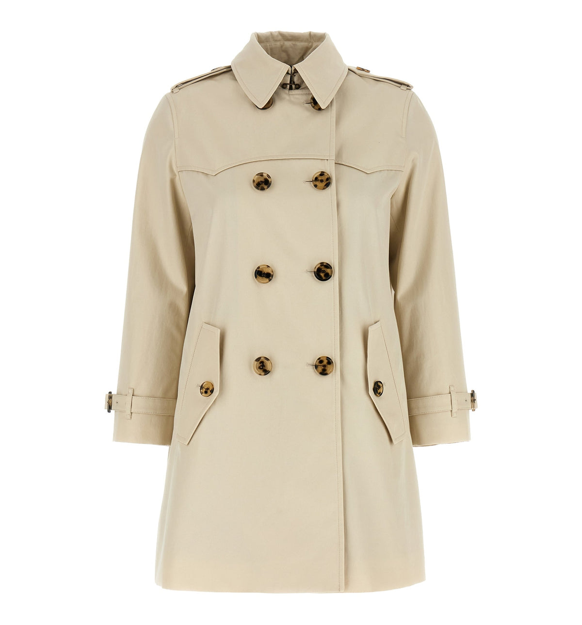 Short Summerside Gabardine Trench Coat