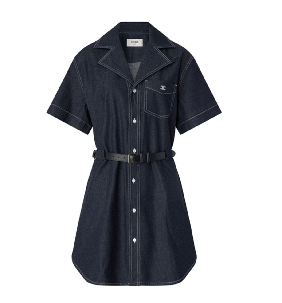 Dress In Cotton Denim