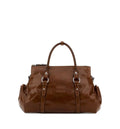Shiny Leather Handbag