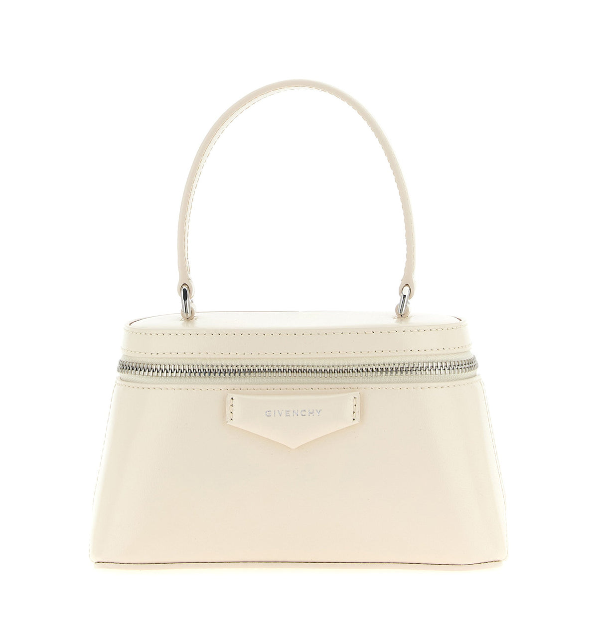 Antigona Vanity Bag In Box Leather With Chain