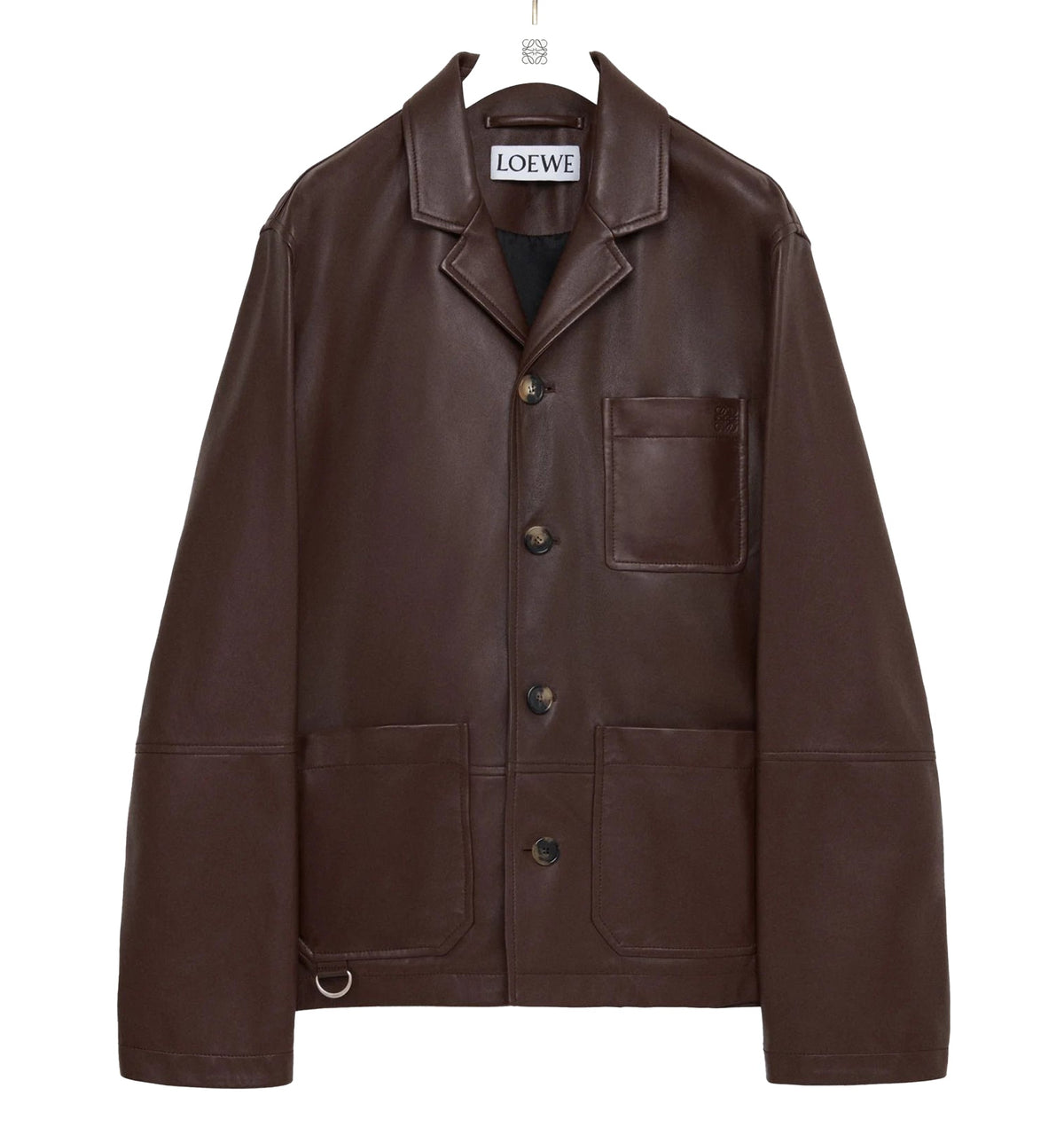 Workwear Jacket In Nappa Lambskin
