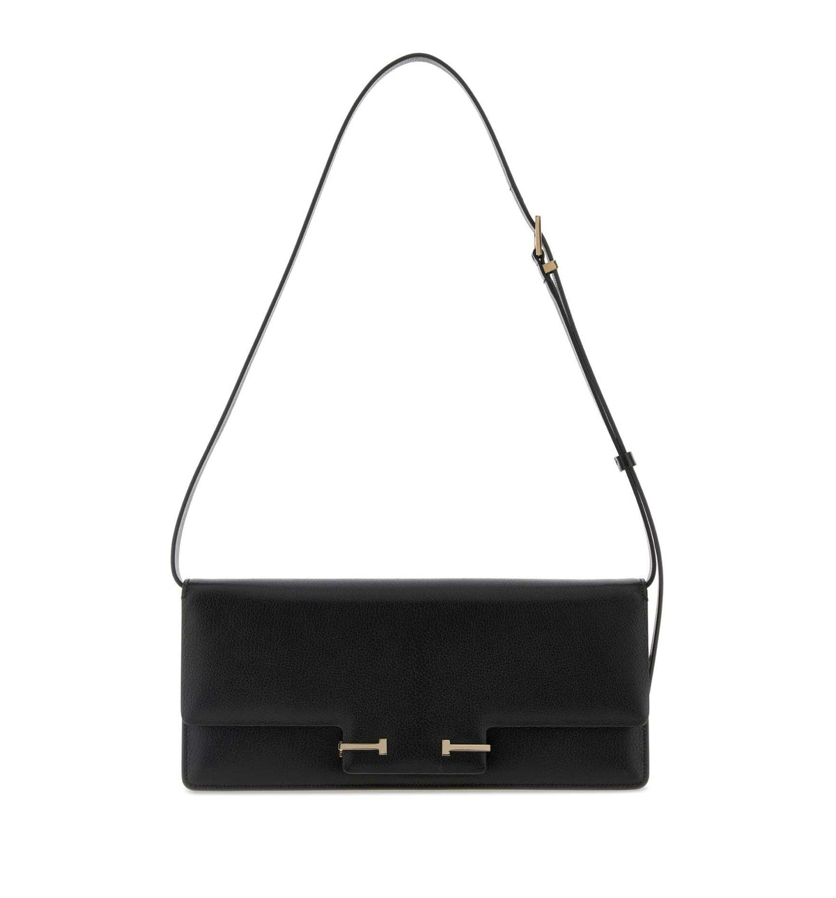 Supple Grain Leather Aube E/W Shoulder Bag