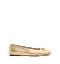 VLogo Signature Ballerina In Laminated Nappa Leather