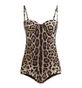 Leopard-Print One-Piece Swimsuit