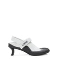 Dive slingback in stretch calfskin