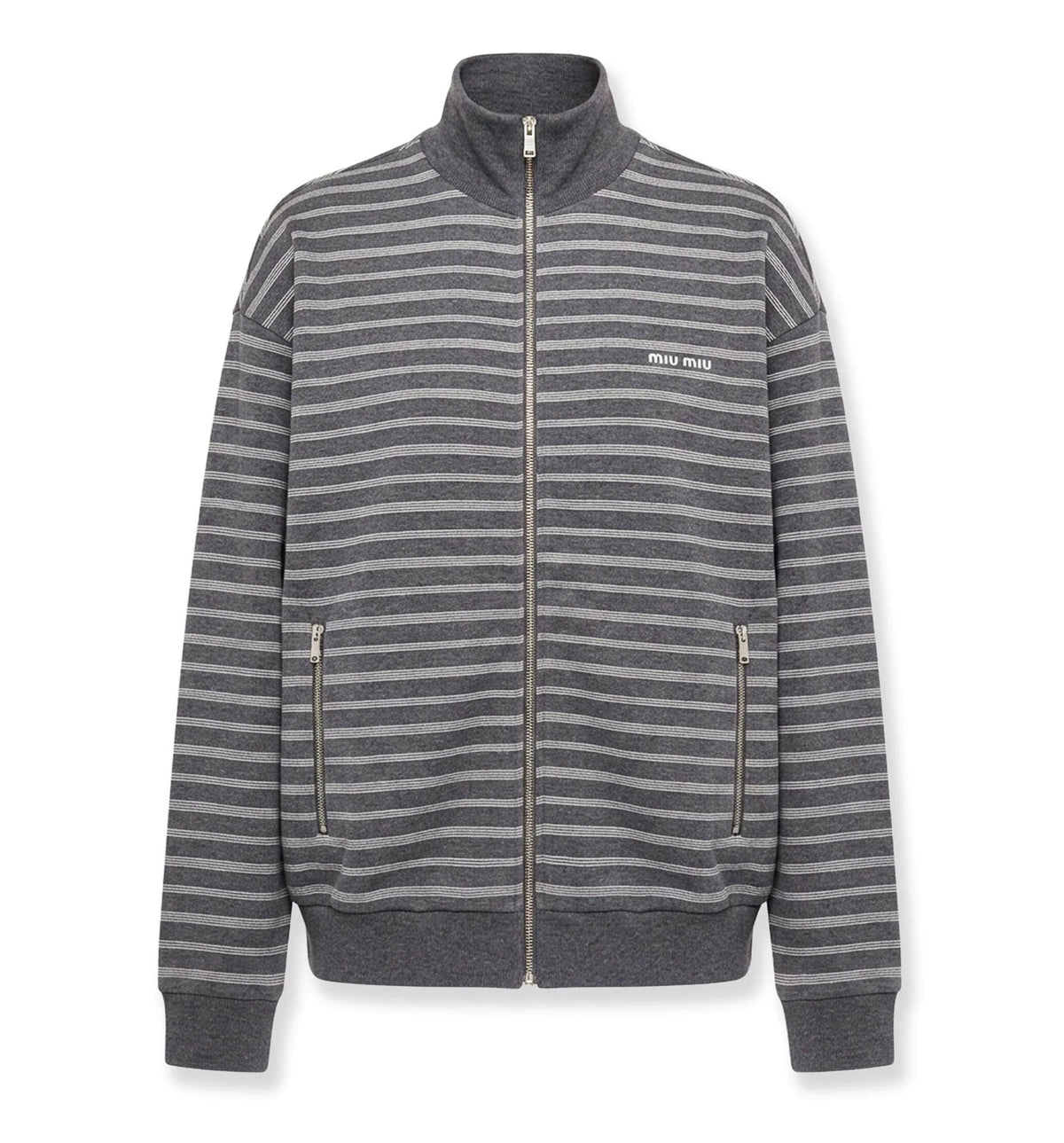 Striped cotton sweatshirt