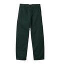 Garment-dyed gabardine pants