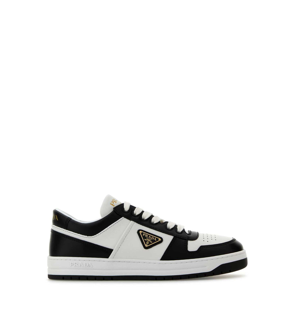 Two-Tone Leather Downtown Sneakers