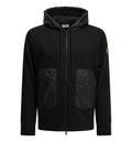 Quilted Zip-Up Sweatshirt