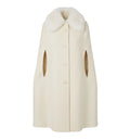 Double-Sided Wool Cape