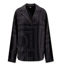 Monogram Silk PJ Top