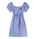 Madras Cotton Mini Dress