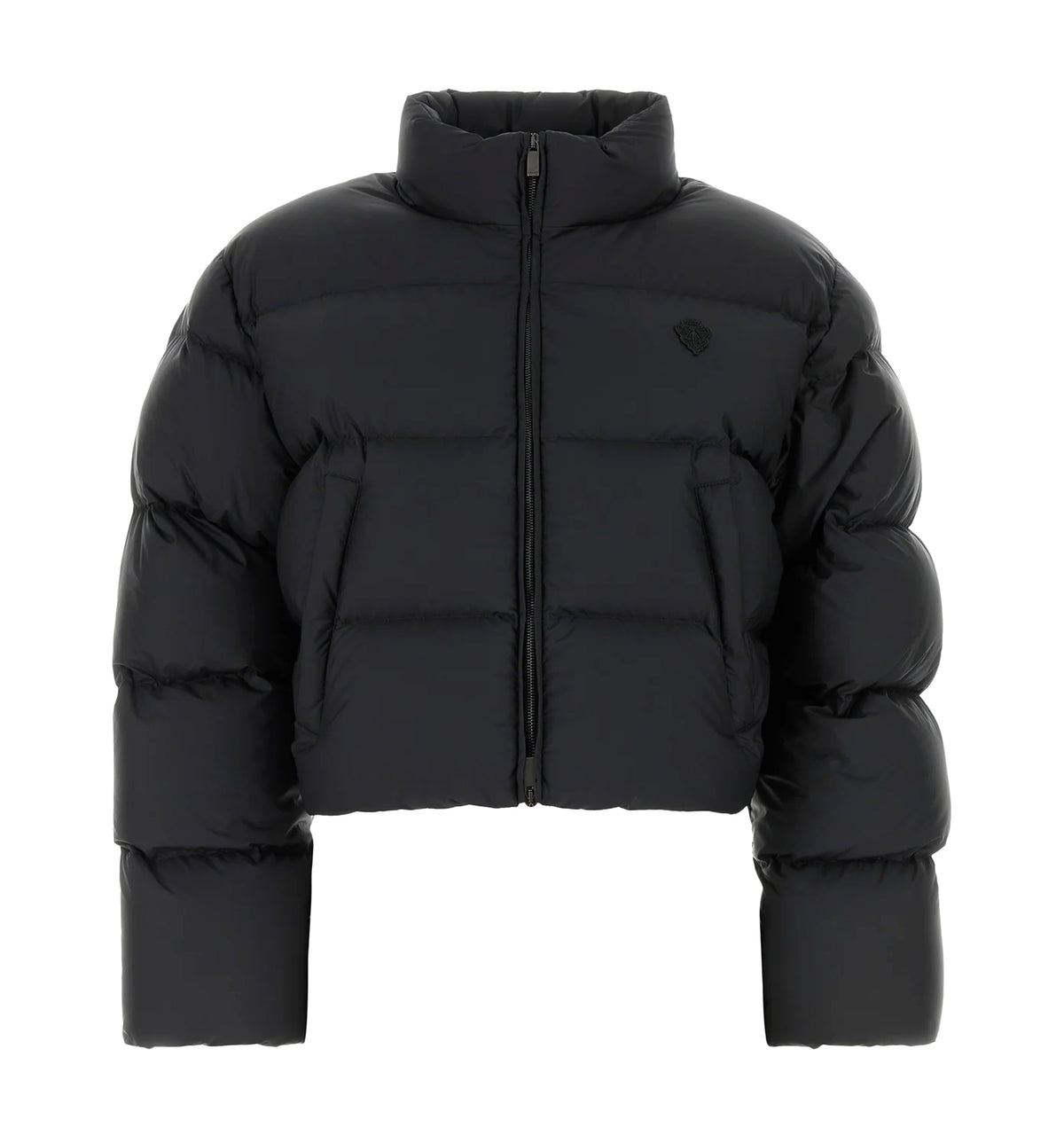 Crop Fit down jacket with iconic crest