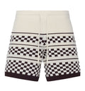 Checkered Mesh Short