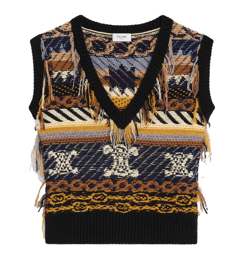 Top In Jacquard Cashmere