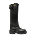 Leather boots