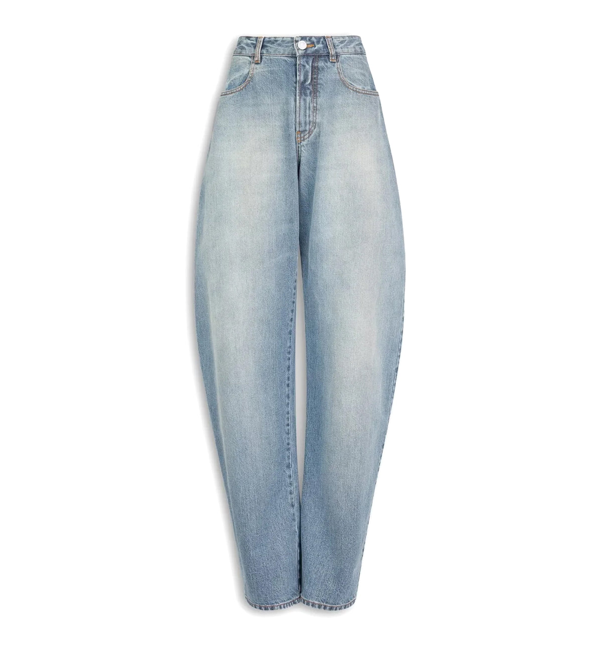 Low-Waist Round Jeans