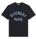 T-Shirt in Cotton Givenchy Paris Pompom Embroidery