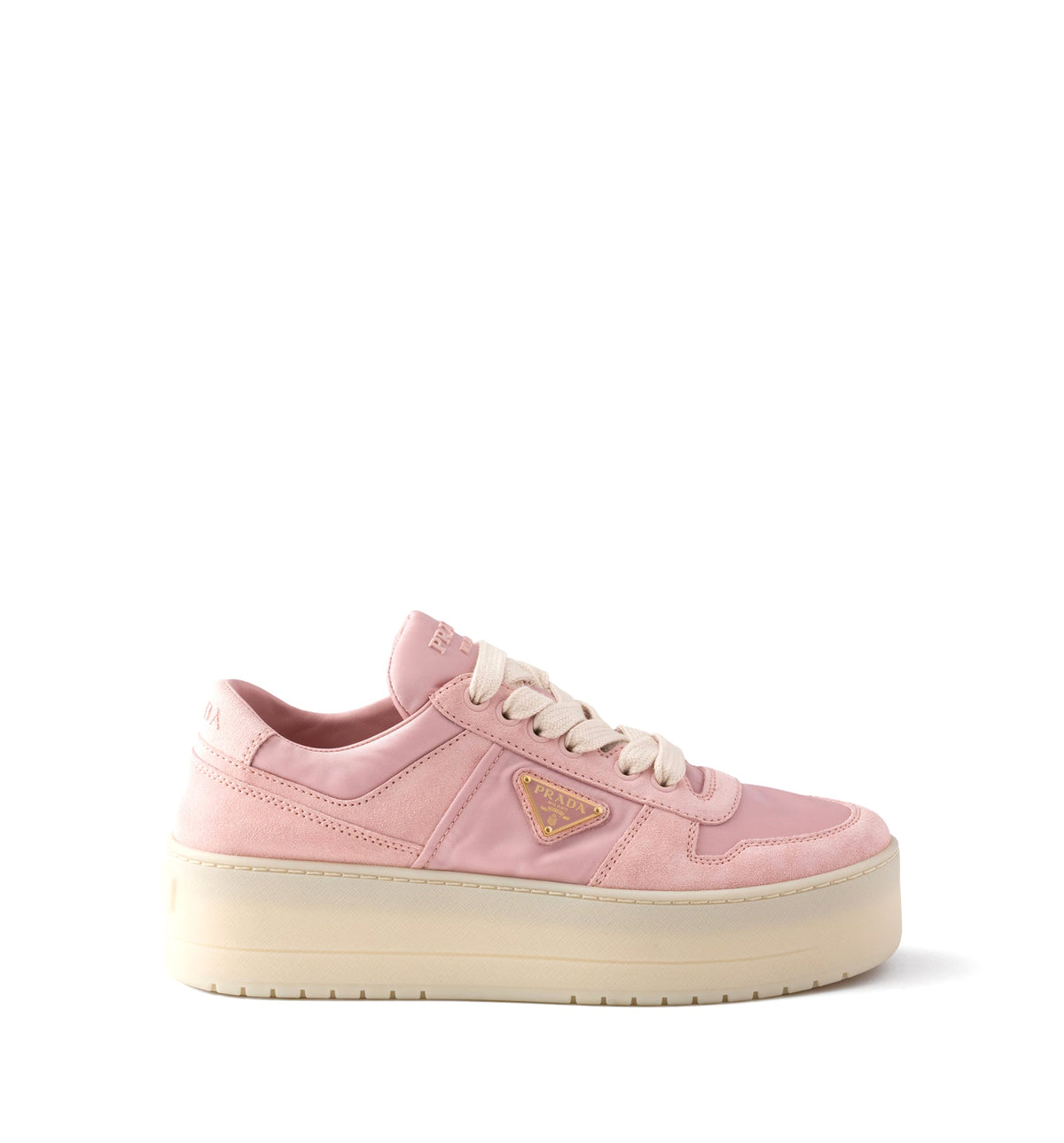 Downtown Bold Re-Nylon and suede sneakers