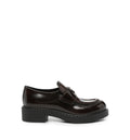 Chocolate Brushed Leather Loafers