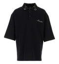 Stud Collar Oversized Polo