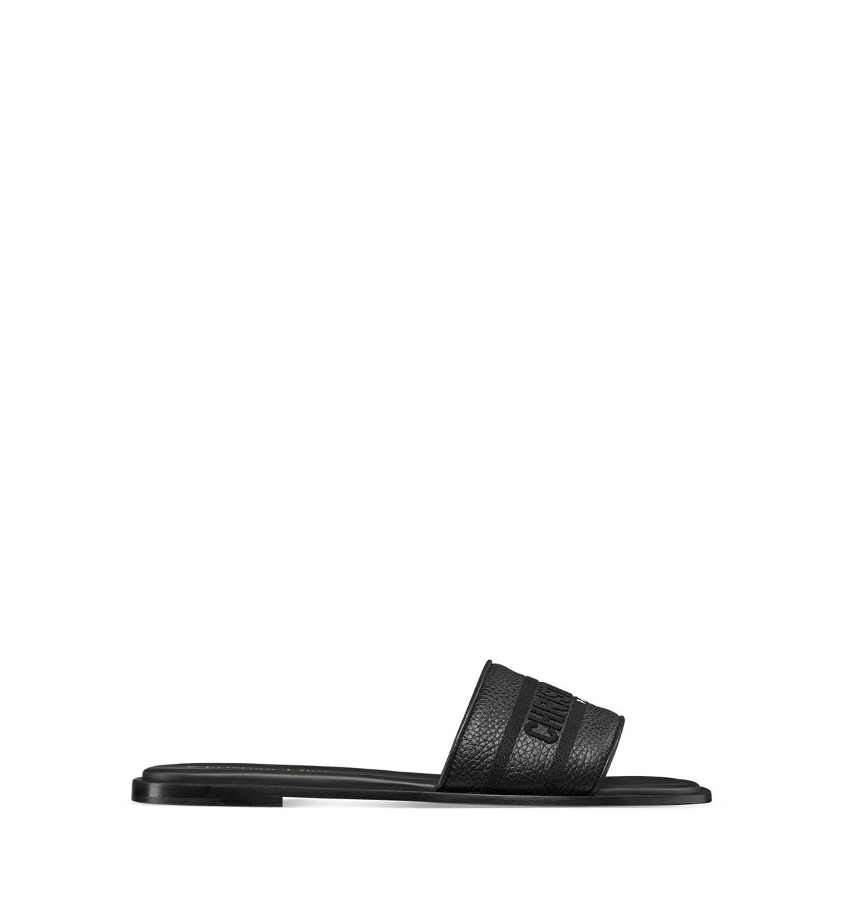 Dway Slide in Grained Calfskin