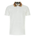 Check Collar Cotton Polo Shirt