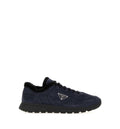 Prax 01 Re-Nylon and brushed leather sneakers