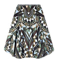 Manuba Print Wide Silk Pants