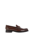 Brushed Leather Loafers