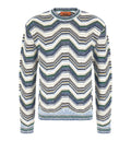 Geometric zig zag sweater