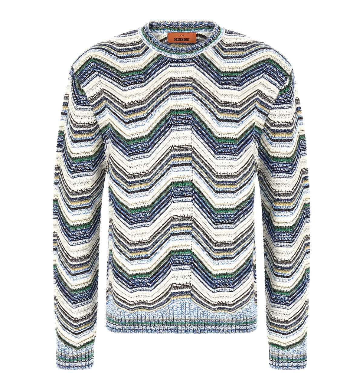 Geometric zig zag sweater