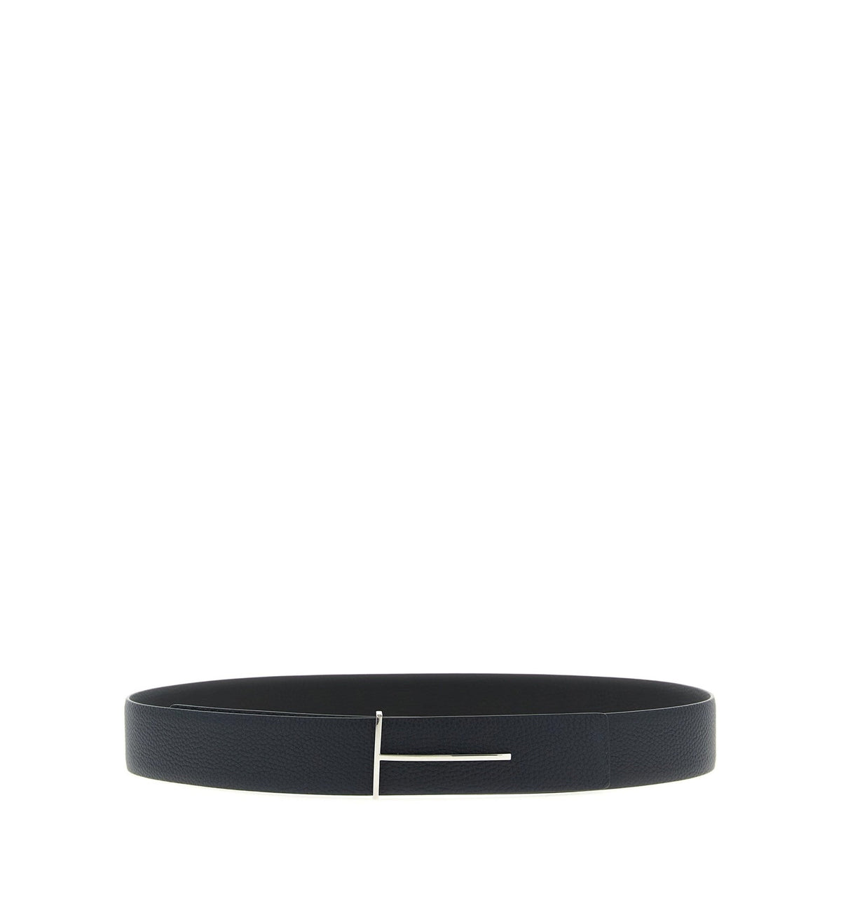 Grain Leather Slim T Reversible Belt