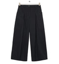 Cropped Trousers In Cotton And Silk