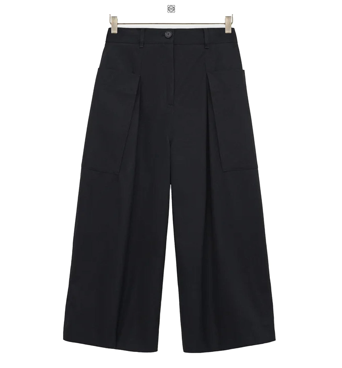 Cropped Trousers In Cotton And Silk