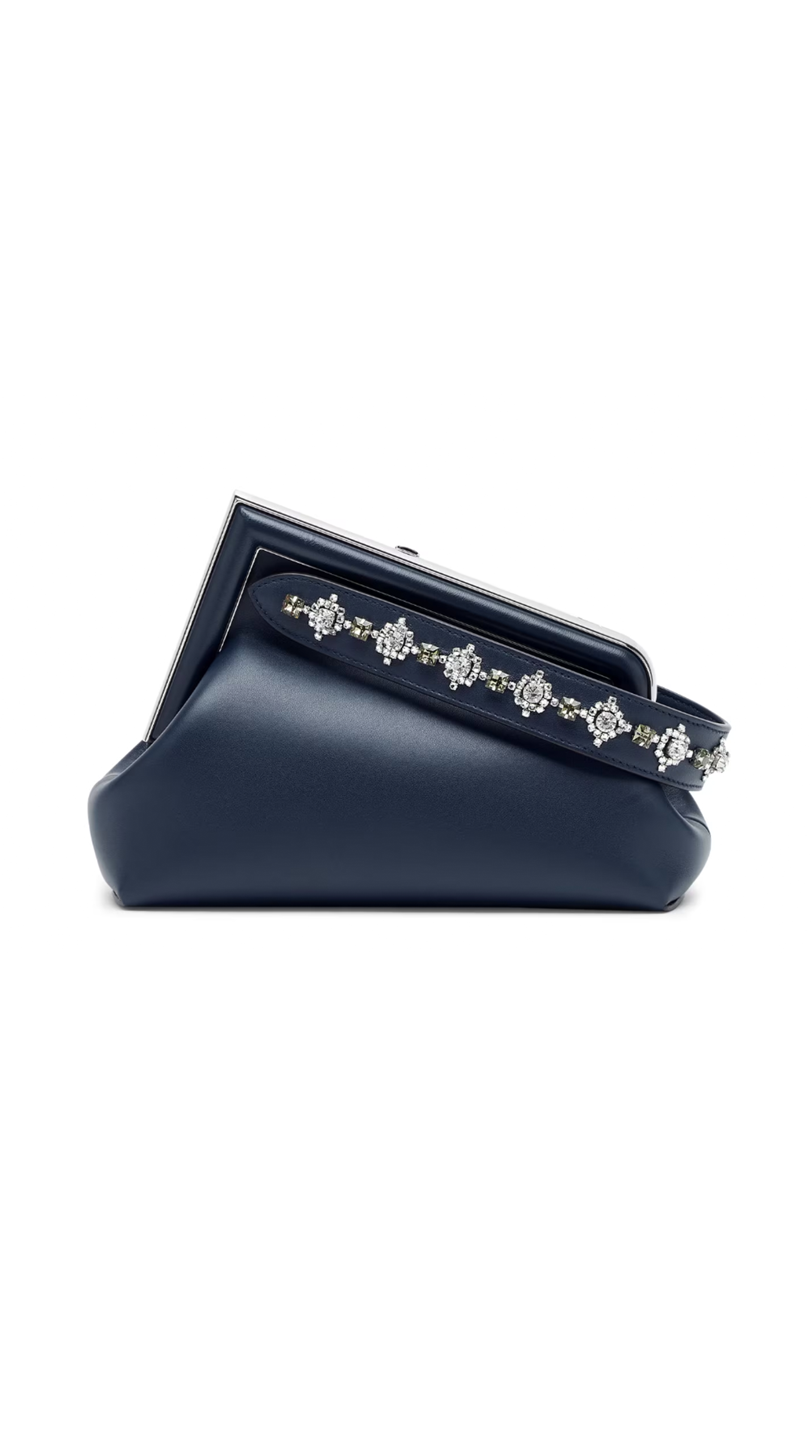 Fendi First Small Bag with Handle - Navy