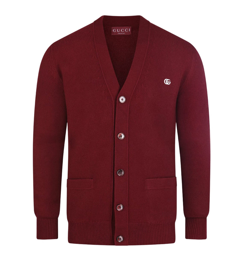Wool Cashmere Cardigan With Embroidery