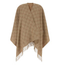 GG Cashmere Lamé Cape