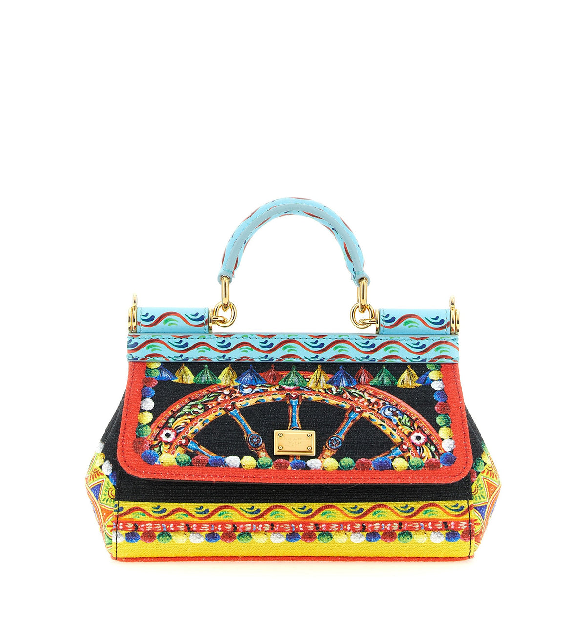 Mini Carretto-Print Sicily Handbag