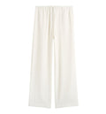 Woven Stripe Drawstring Trousers